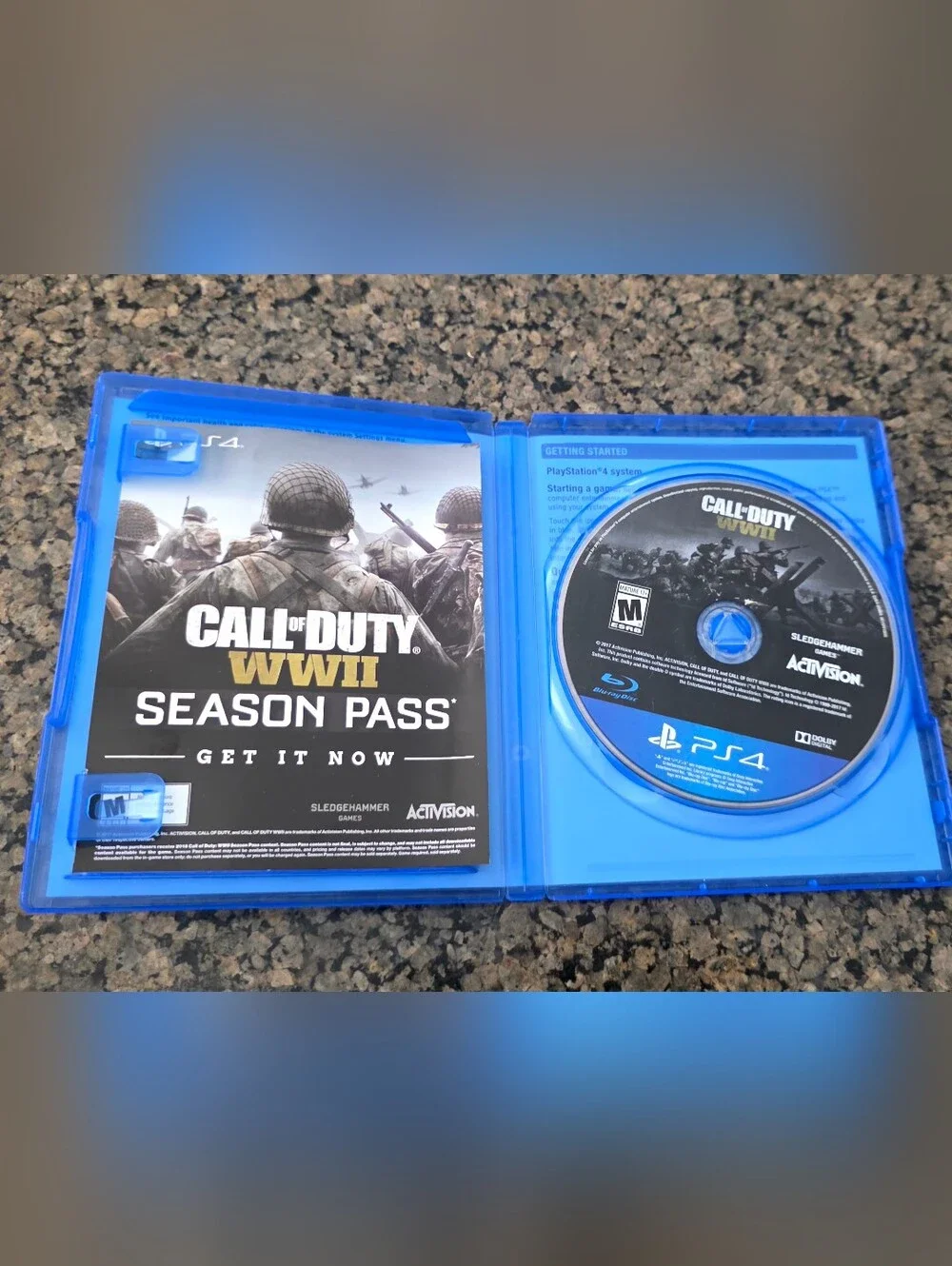 Call Of Duty WWII - Sony Playstation 4 PS4 video game M- Mature Pristine Tested